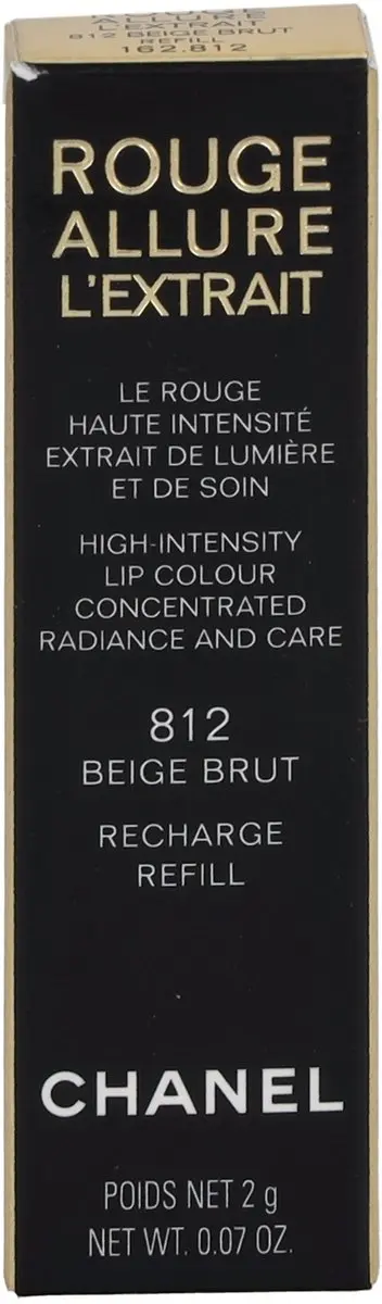 Chanel Rouge Allure L'extrait Lipstick #812 Beige Brut - 2g - afbeelding 2 van 5