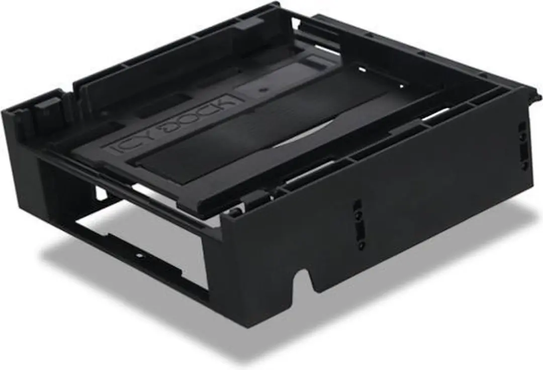 Einbaurahmen IcyDock 1x5,25cm > 3,5 HDD/SSD+Frontblende