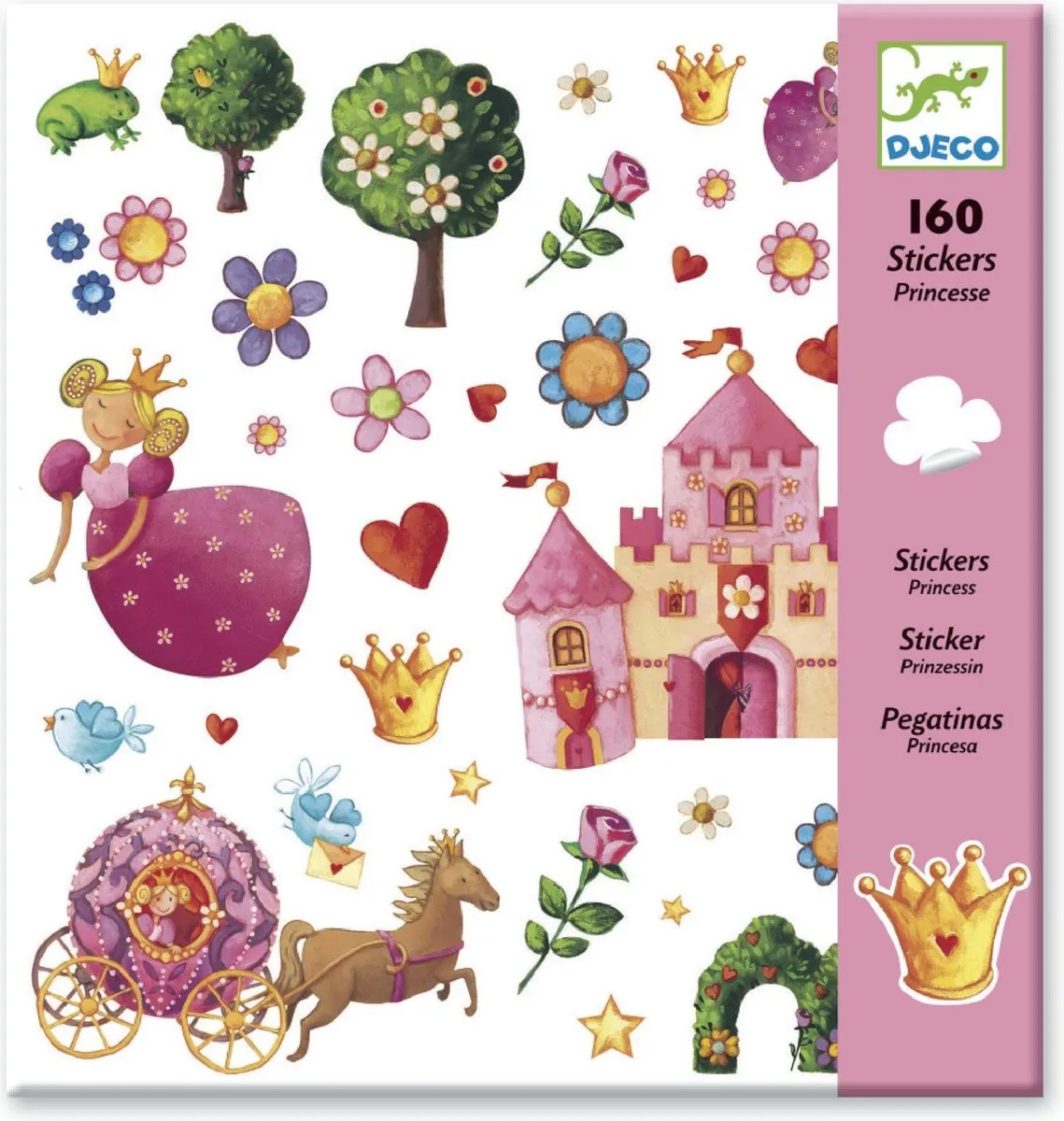 Djeco Stickers Princess Rose