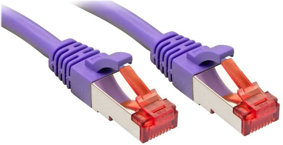 Lindy 47822 CAT 6 S/FTP Netwerkkabel 1m - Violet