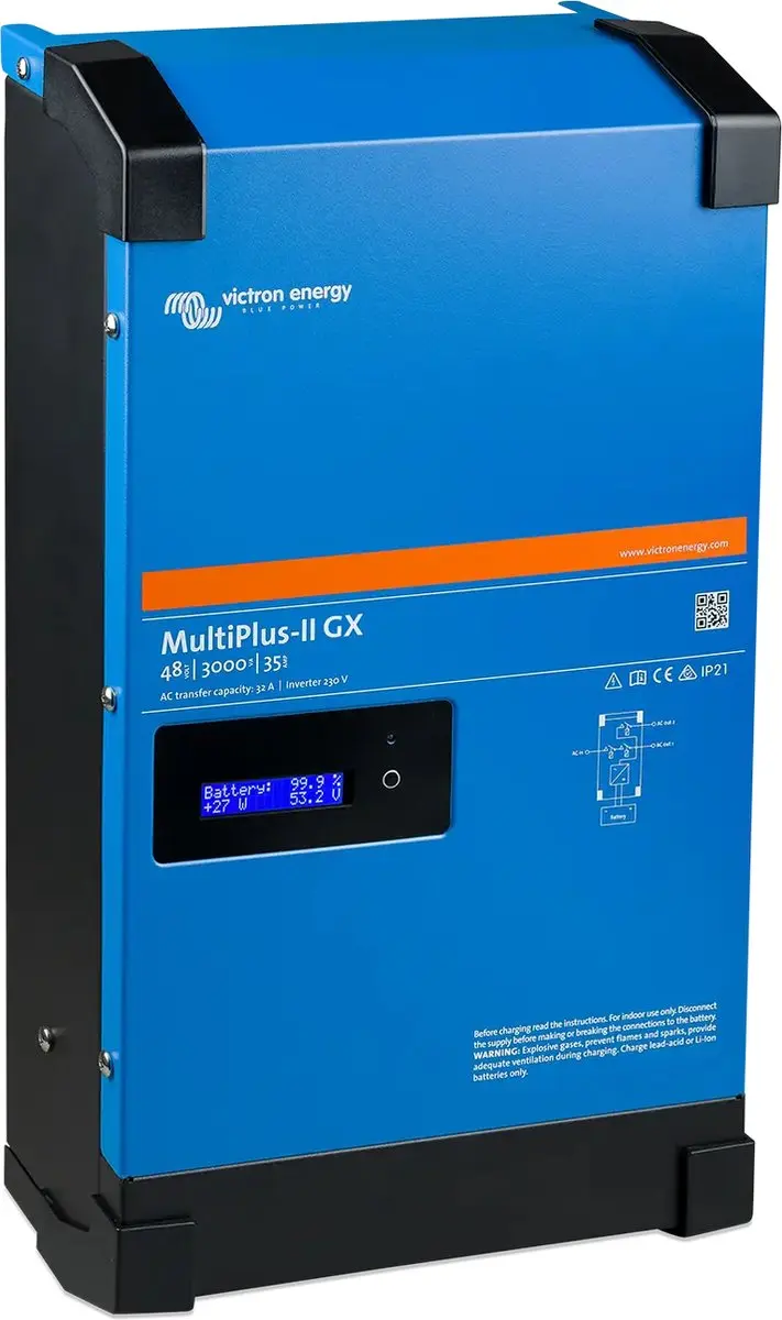 Victron Energy MultiPlus 48V PMP482306000 - Omvormer - Blauw