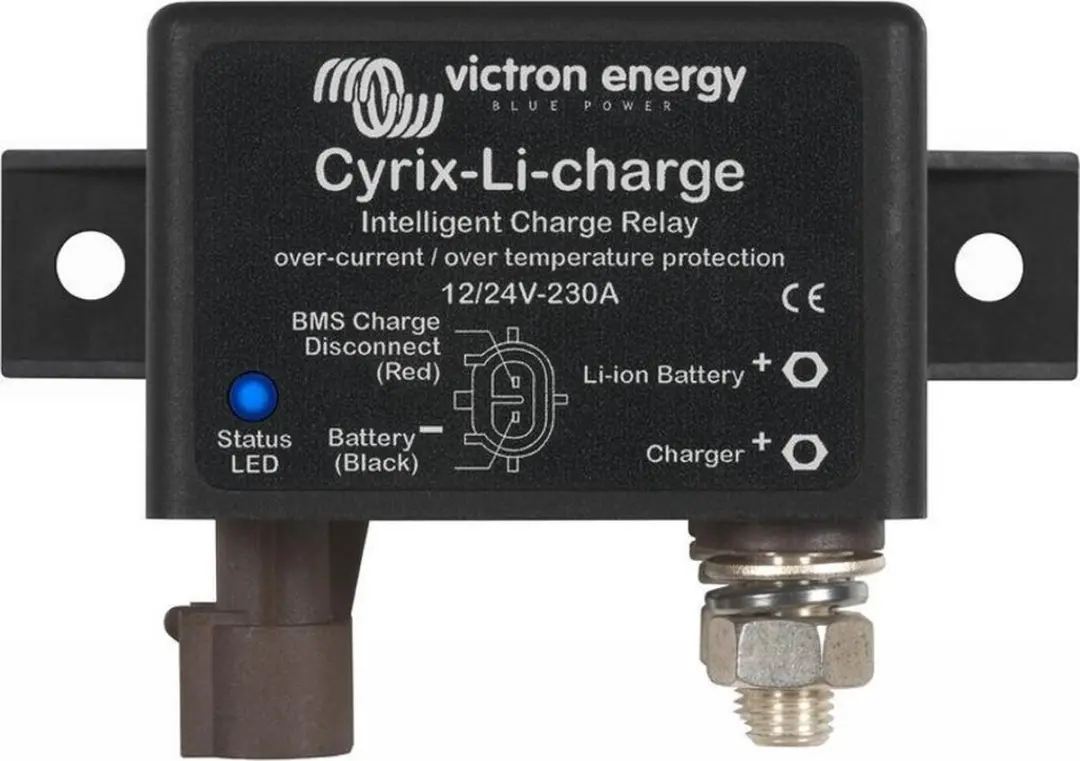 Cyrix-Li-Charge 12/24V Relais 230A Transparant