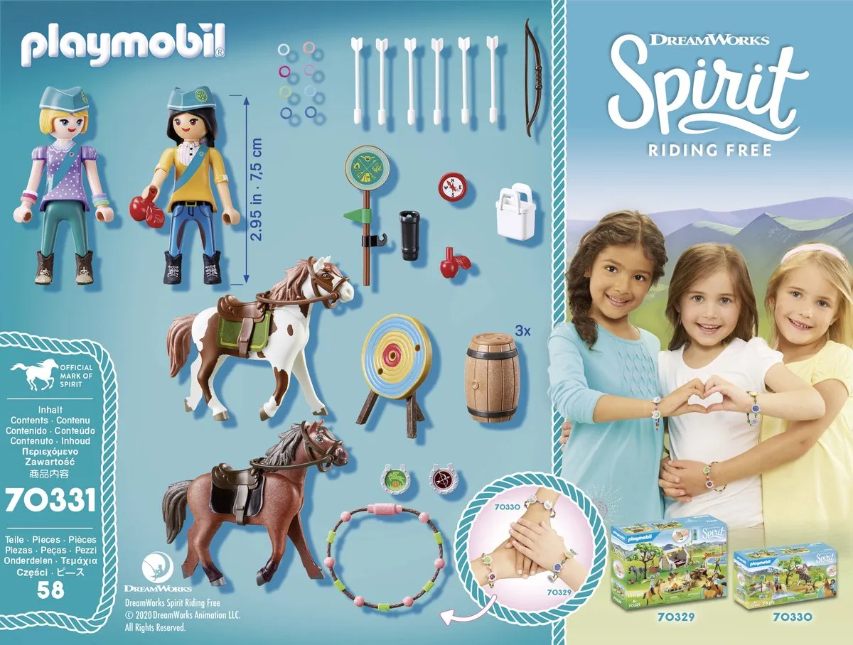 Playmobil Spirit Boogschieten te paard 70331 - Multicolor