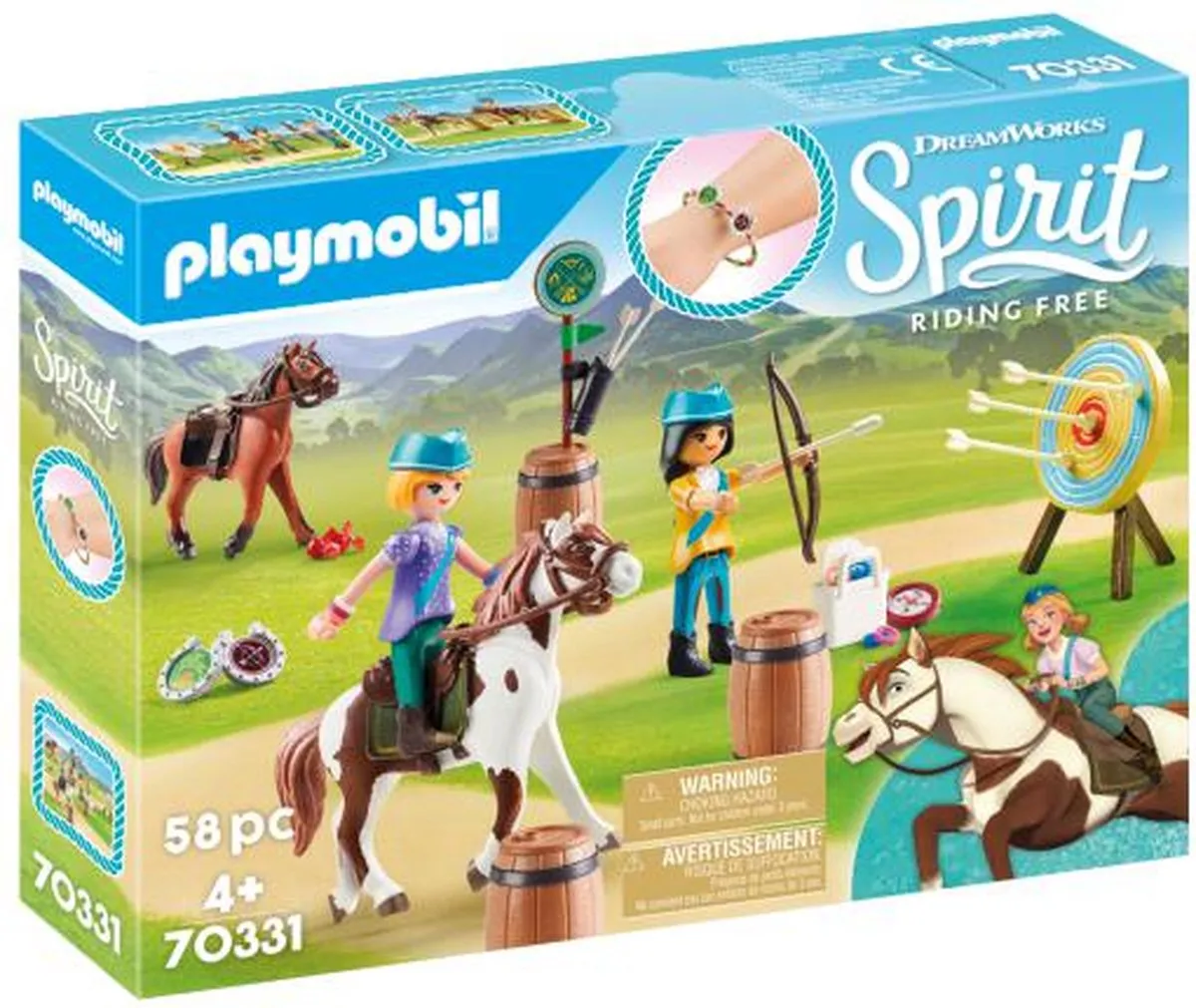 Playmobil Spirit Boogschieten te paard 70331