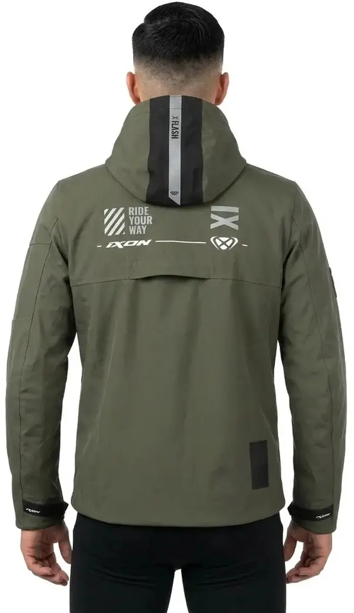 IXON M-Quarter Motorjas - Groen/Zwart M - afbeelding 3 van 6