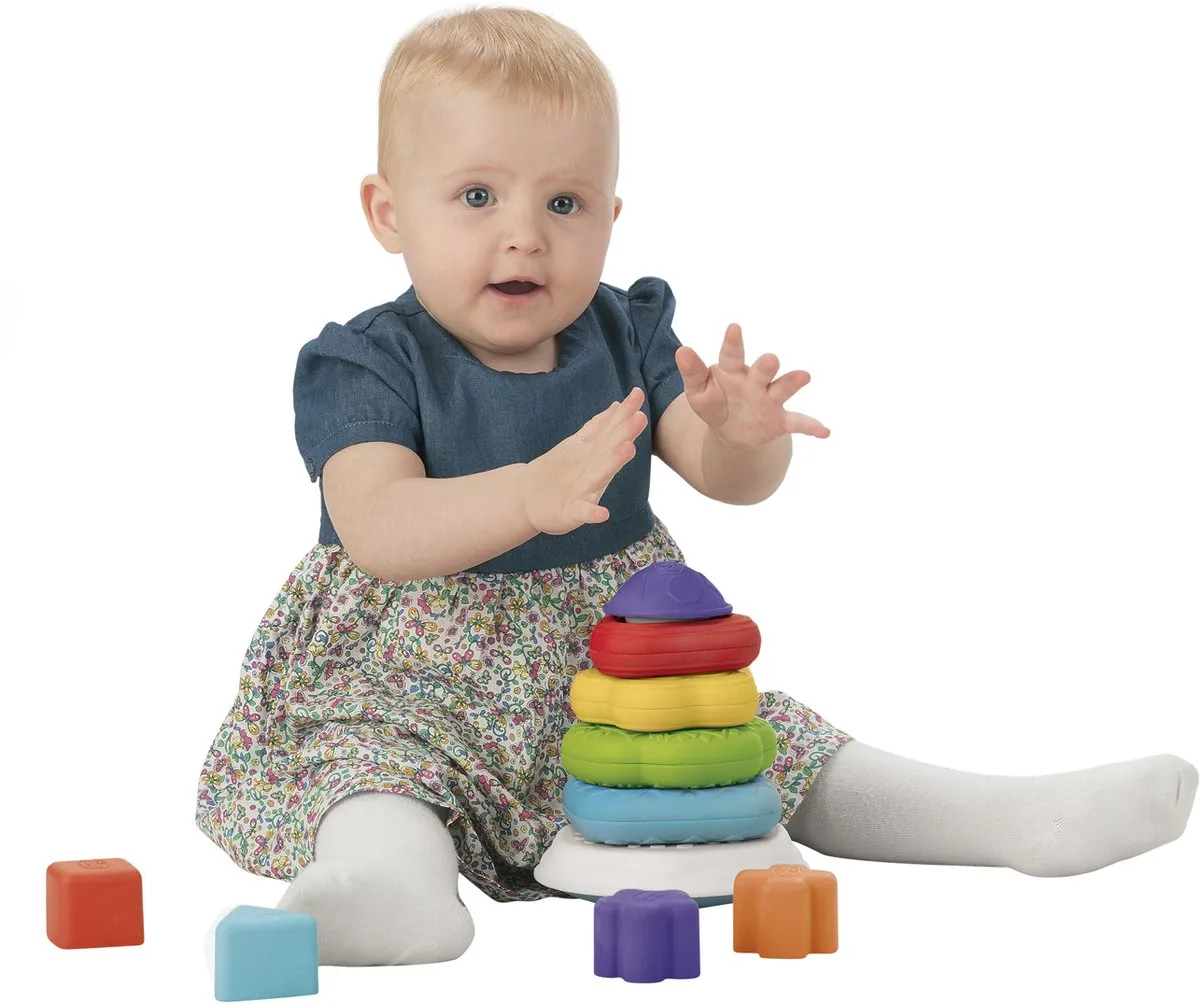 Chicco Stapeltoren Ring Toren Multicolor - afbeelding 2 van 2