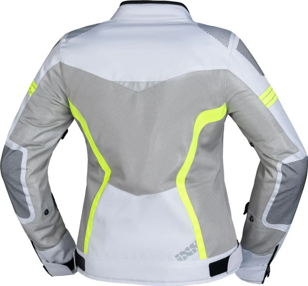 iXS Trigonis-Air Dames Motorjas - M - Grijs/Geel - afbeelding 2 van 6