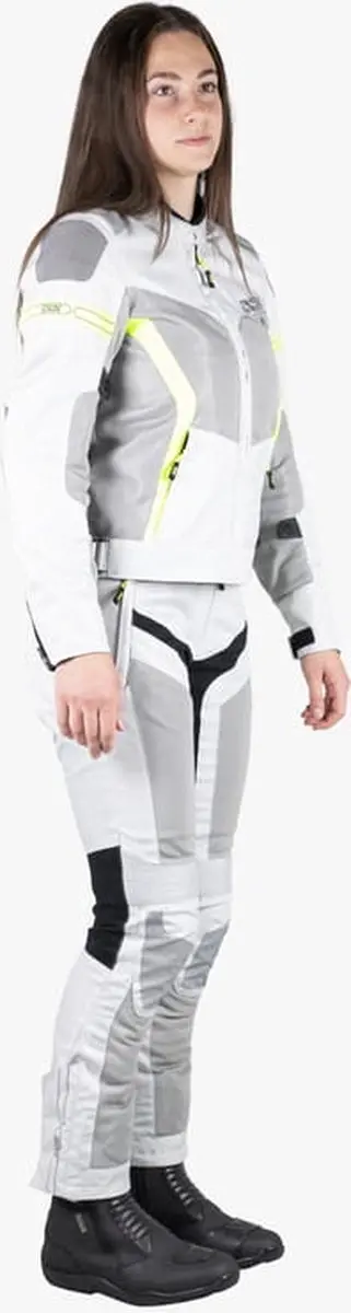iXS Trigonis-Air Dames Motorjas - M - Grijs/Geel - afbeelding 4 van 6