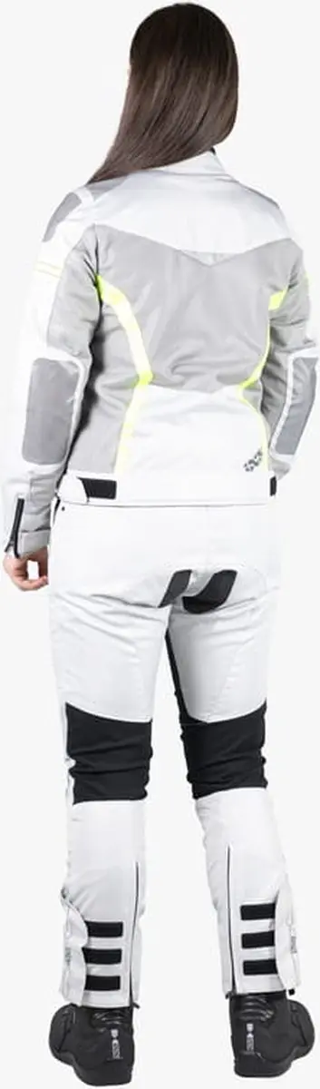 iXS Trigonis-Air Dames Motorjas - M - Grijs/Geel - afbeelding 6 van 6