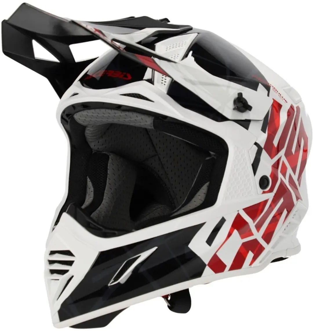 Acerbis X-Track Wit Zwart Crosshelm