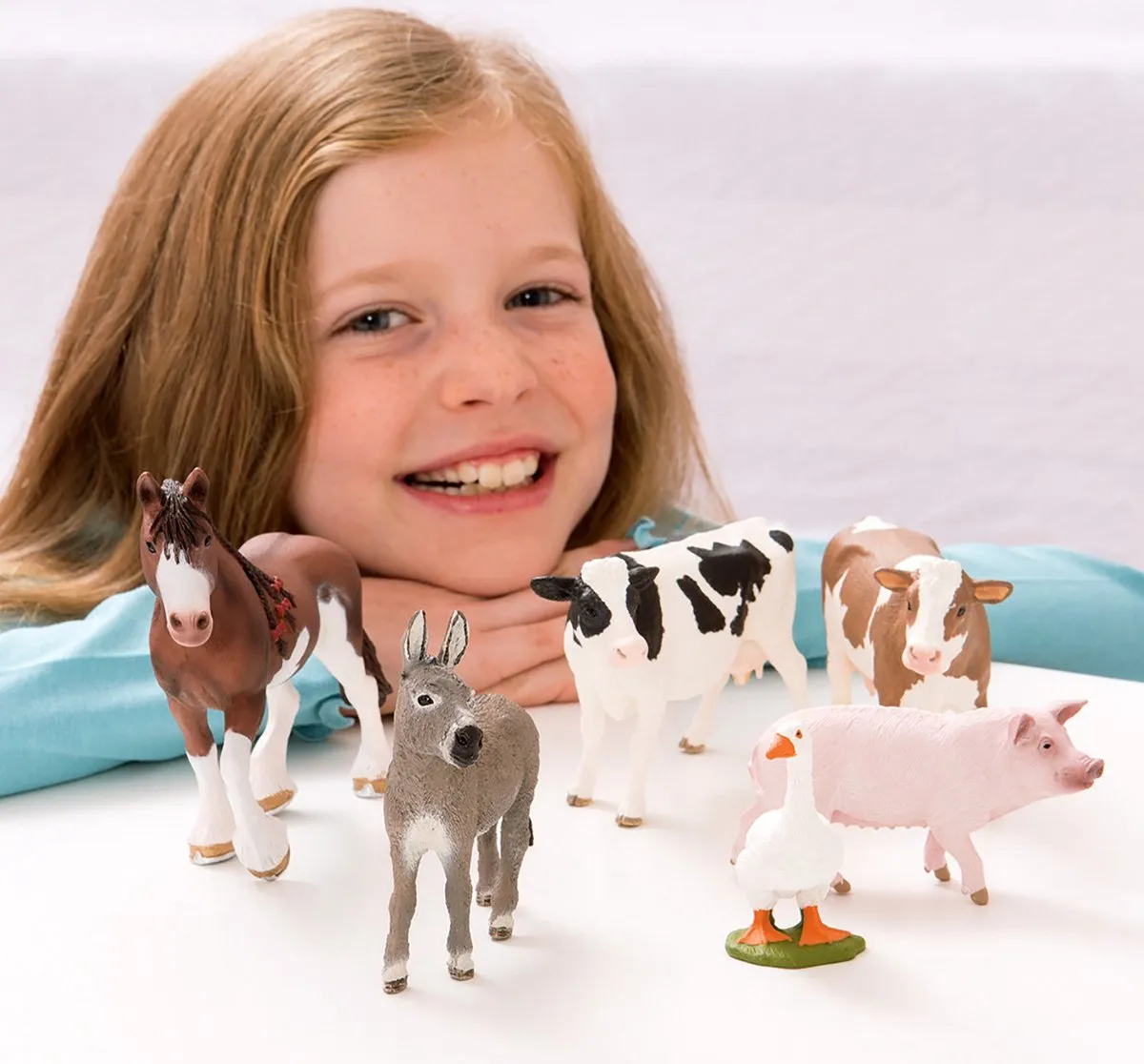 Schleich Farm World Ezel Speelfiguur 13772 - Grijs