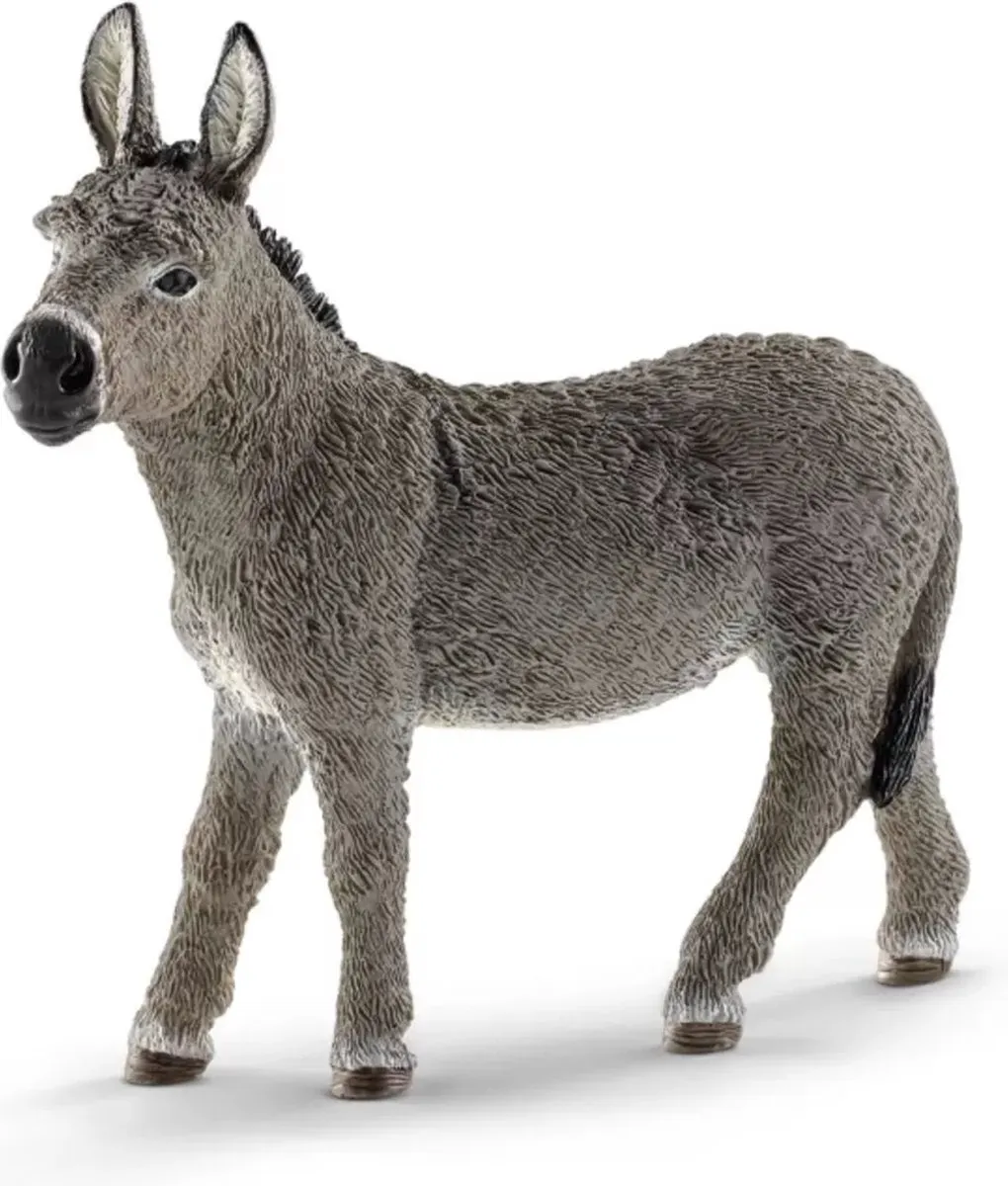 Schleich Farm World Ezel Speelfiguur 13772 - Grijs