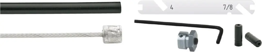 Elvedes Versnellingskabelset Nexus Shimano 4/7/8 - 1700/2250mm RVS - Zwart - afbeelding 3 van 6