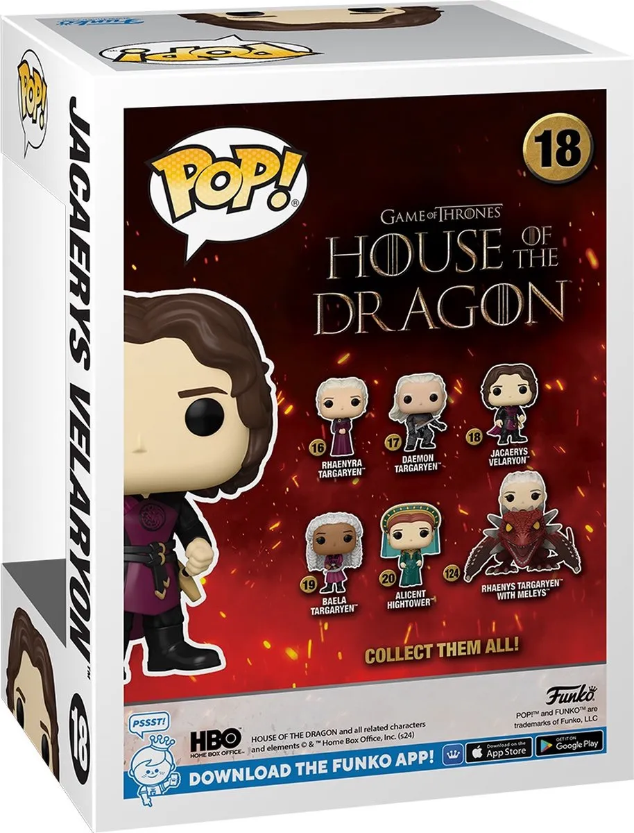 Funko Pop! Game of Thrones Baela Targaryen - 19cm - Multicolor - afbeelding 5 van 6