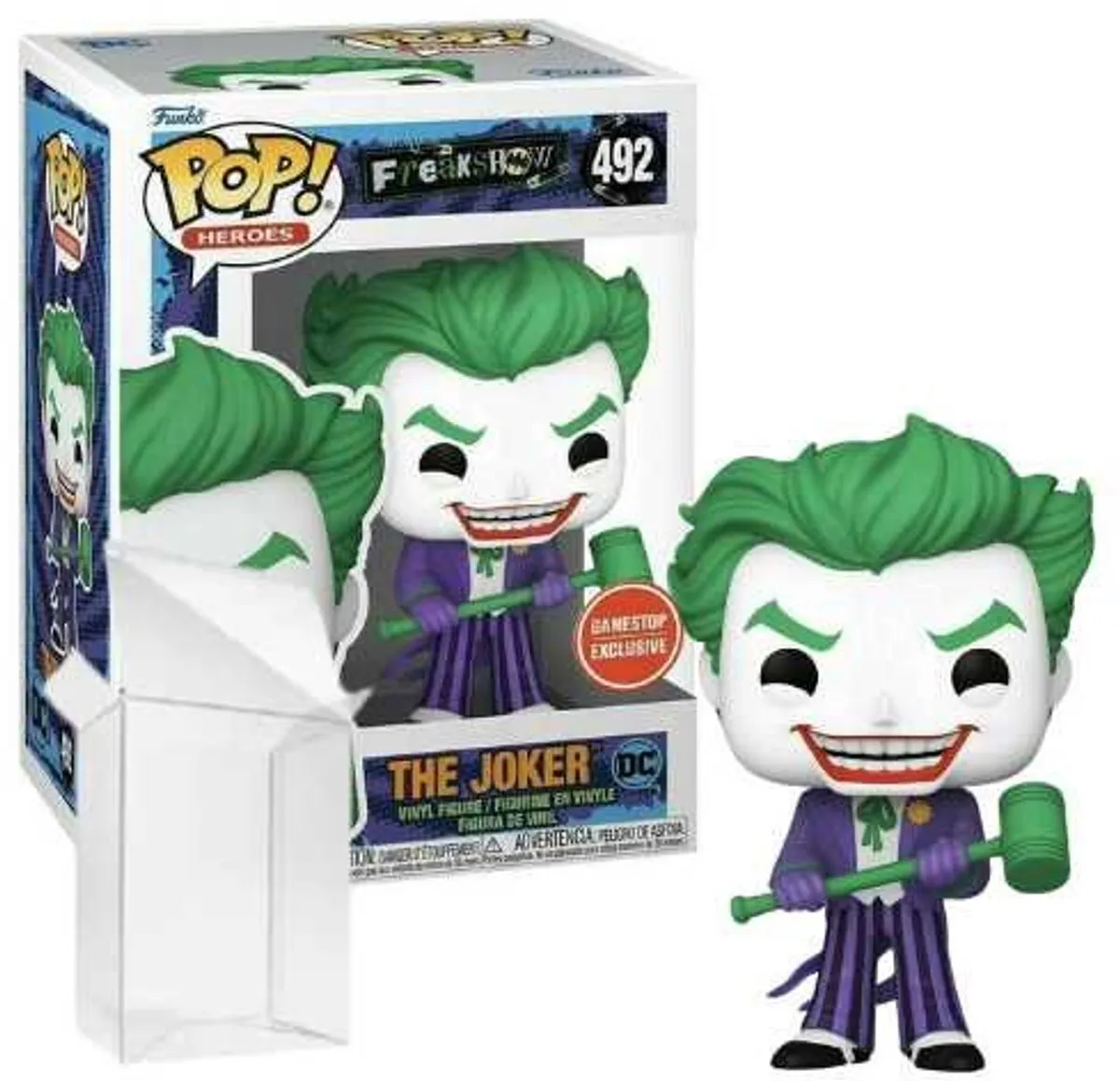 Funko Pop! Heroes Freakshow The Joker #492 GS Exclusive