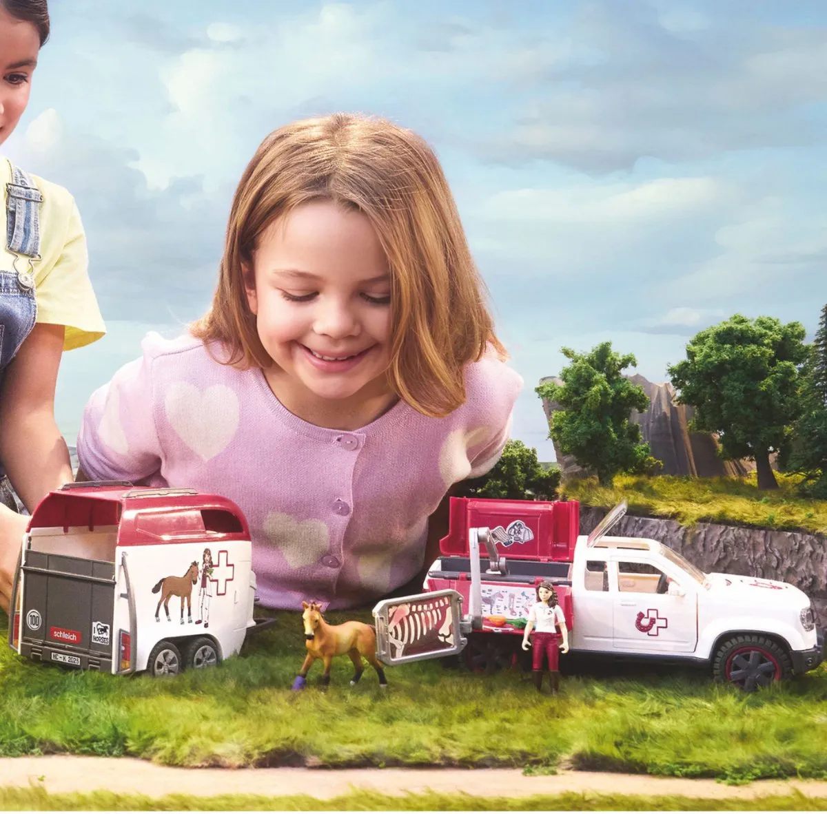 Schleich Horse Club Mobiele Dierenarts met Aanhanger 42704 - Multikleur