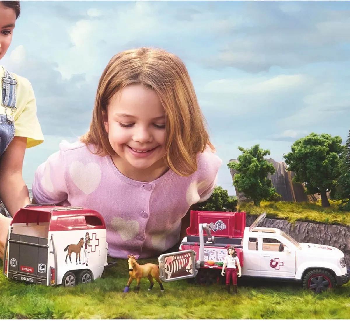 Schleich Horse Club Mobiele Dierenarts met Aanhanger 42704 - Multikleur