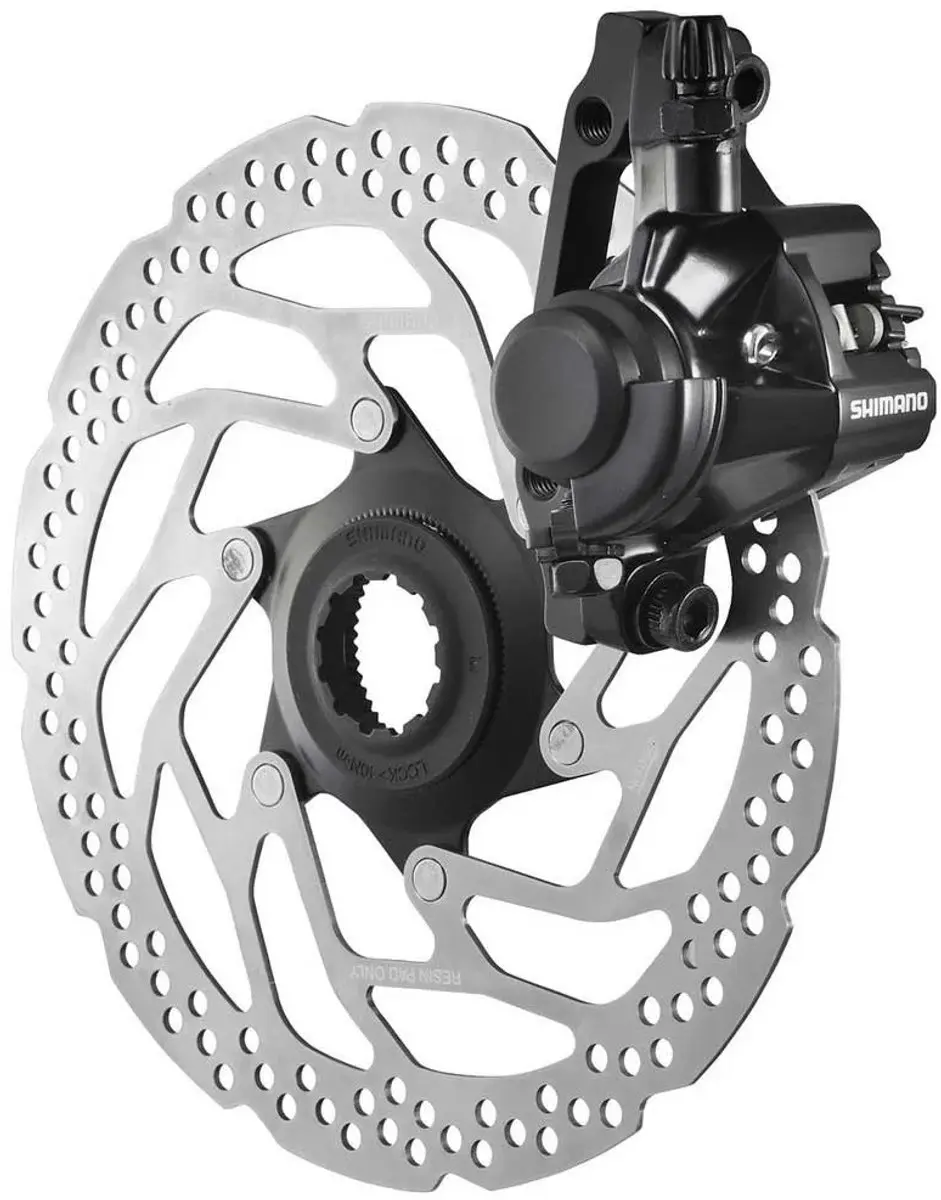 Shimano BR-M375 Schijfremklauw Postmount - 1mm - Zwart - afbeelding 3 van 4