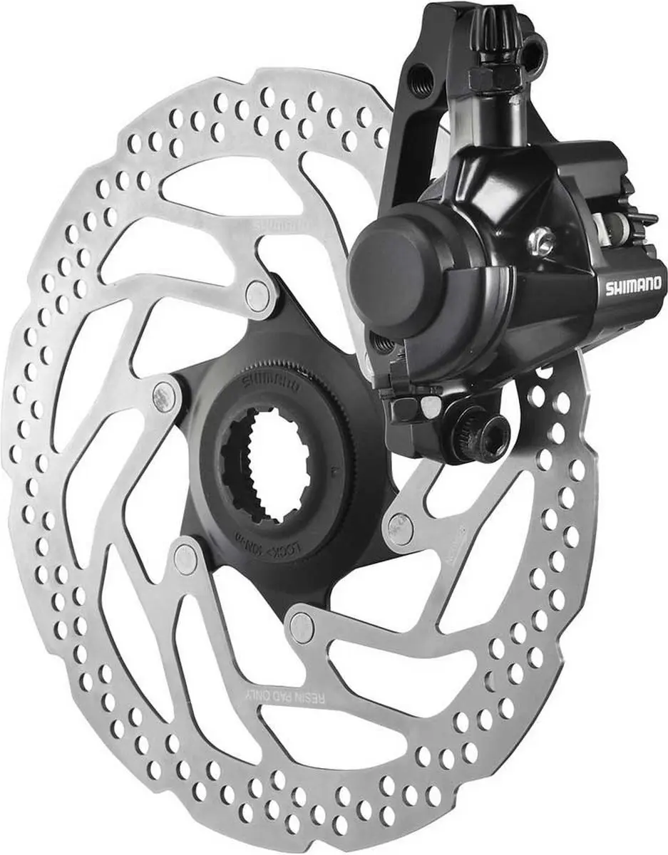 Shimano BR-M375 Schijfremklauw Postmount - 1mm - Zwart - afbeelding 2 van 4