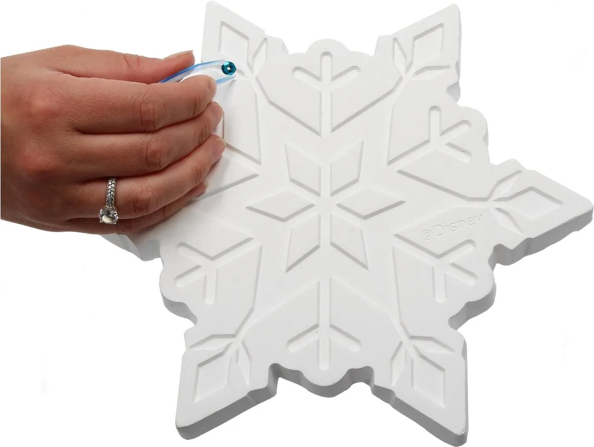 Disney Frozen Maak Je Eigen Sneeuwvlok Knutselset - 5 Stuks