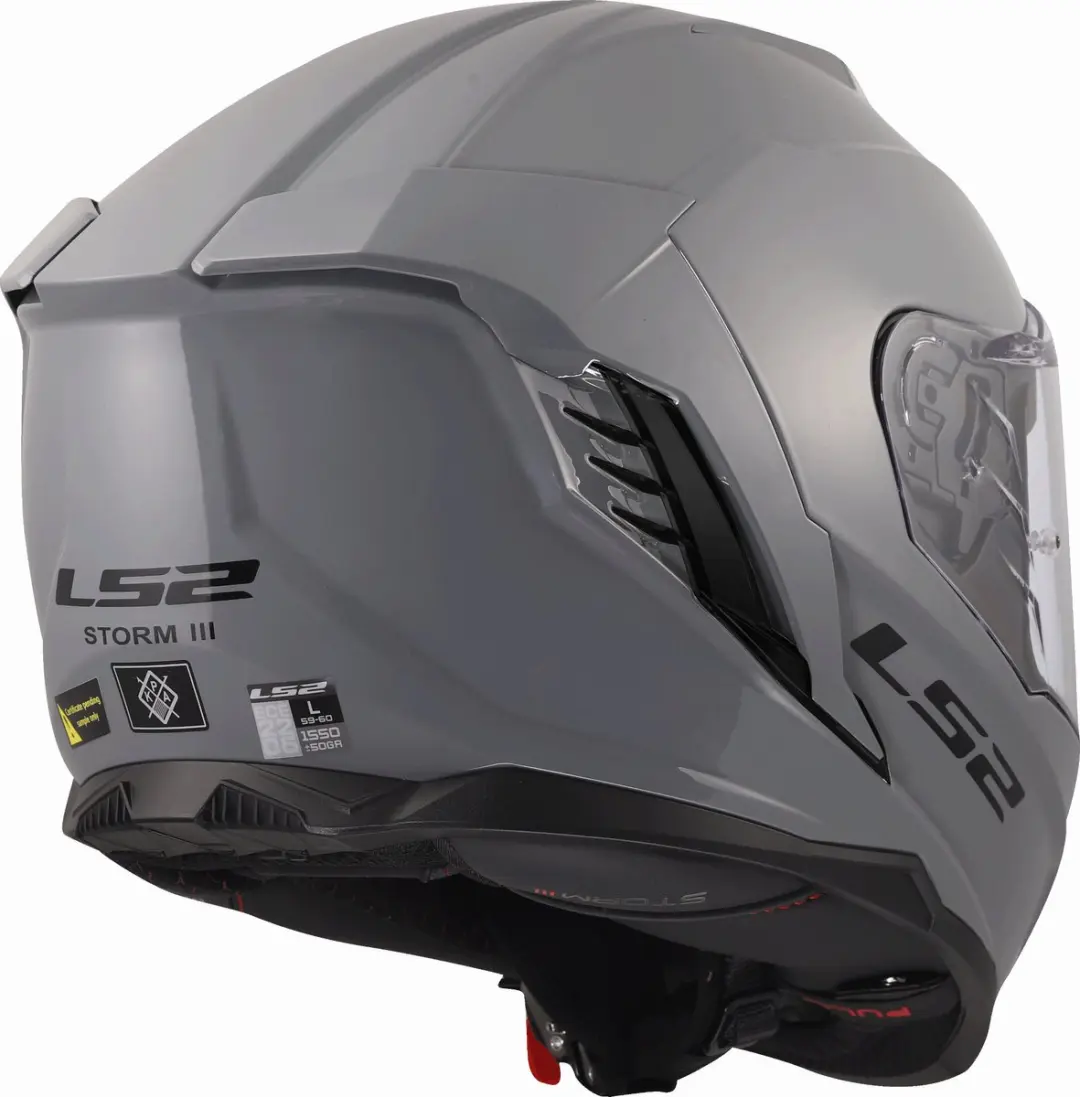 LS2 FF818 Storm III Helm - S - Grijs