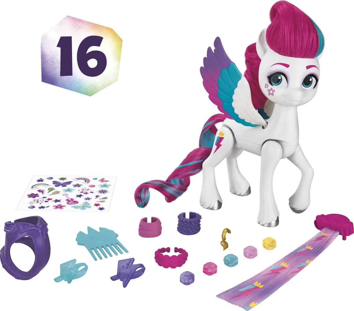 My Little Pony Style Of The Day Zipp Storm Speelfiguur F6452 - afbeelding 6 van 6