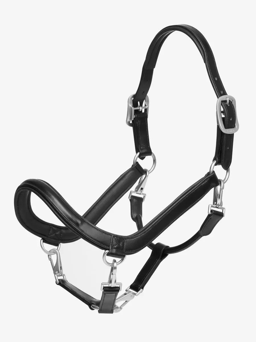 Lemieux Patent Leren Halster Full - Zwart