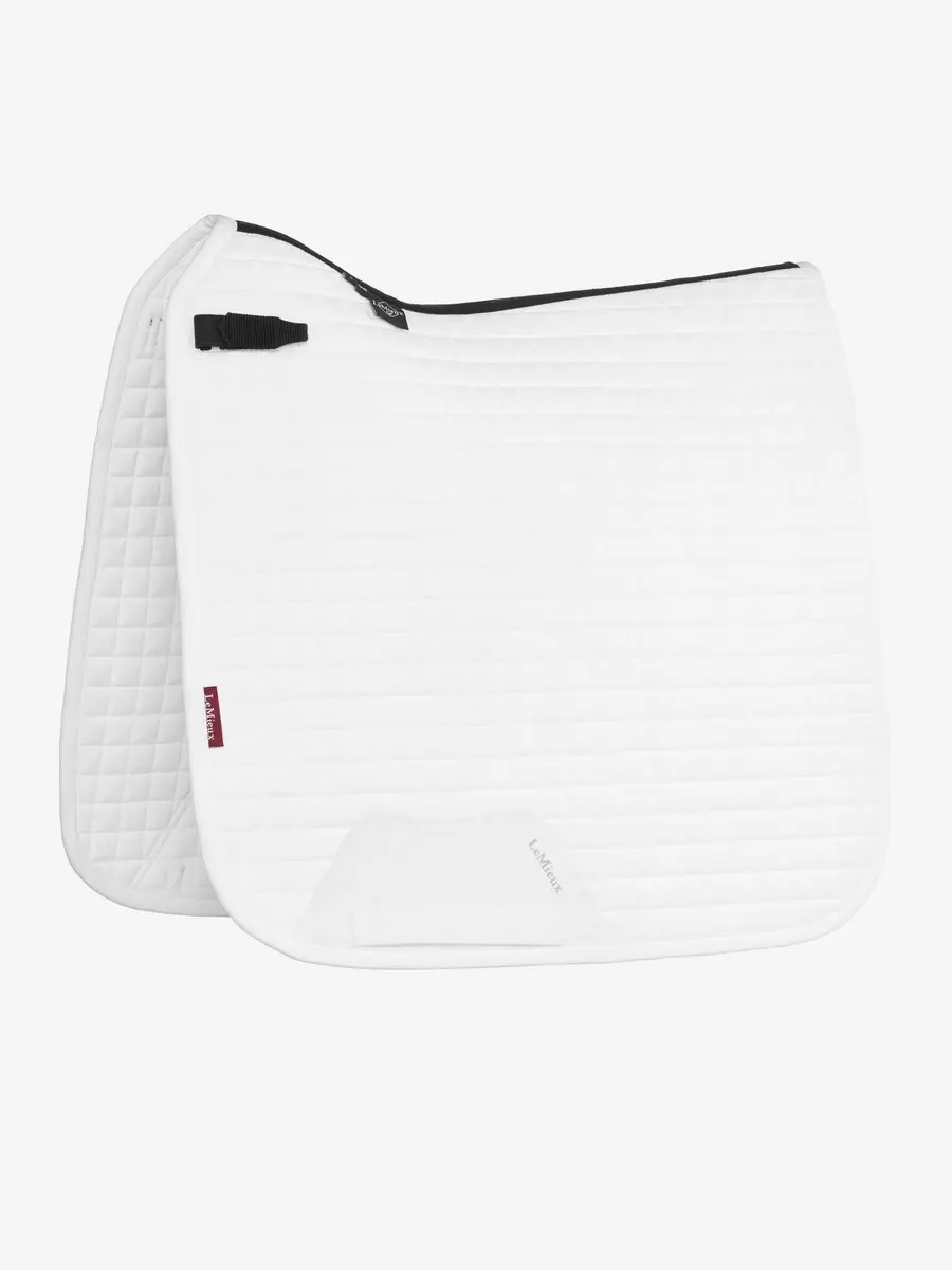 Lemieux Cotton Dressage Square Zadeldek - Full Wit - afbeelding 2 van 6