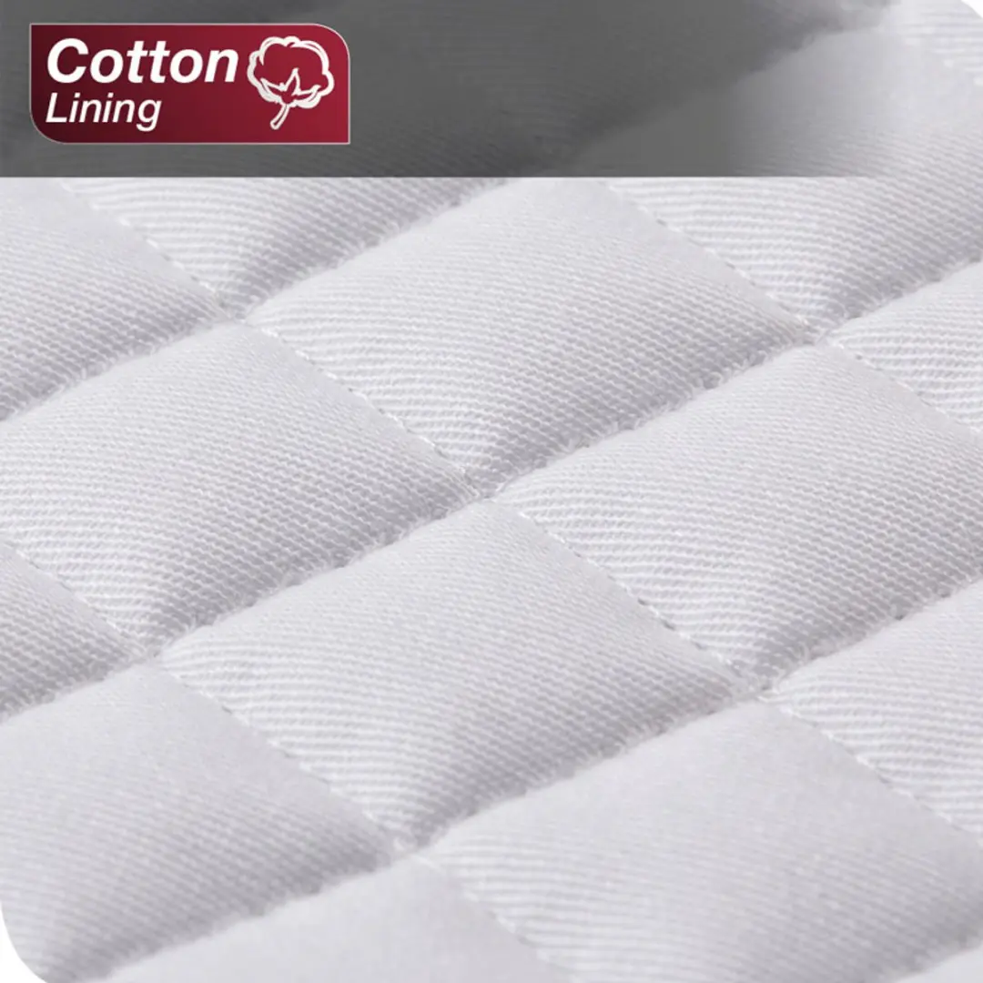 Lemieux Cotton Dressage Square Zadeldek - Full Wit - afbeelding 3 van 6