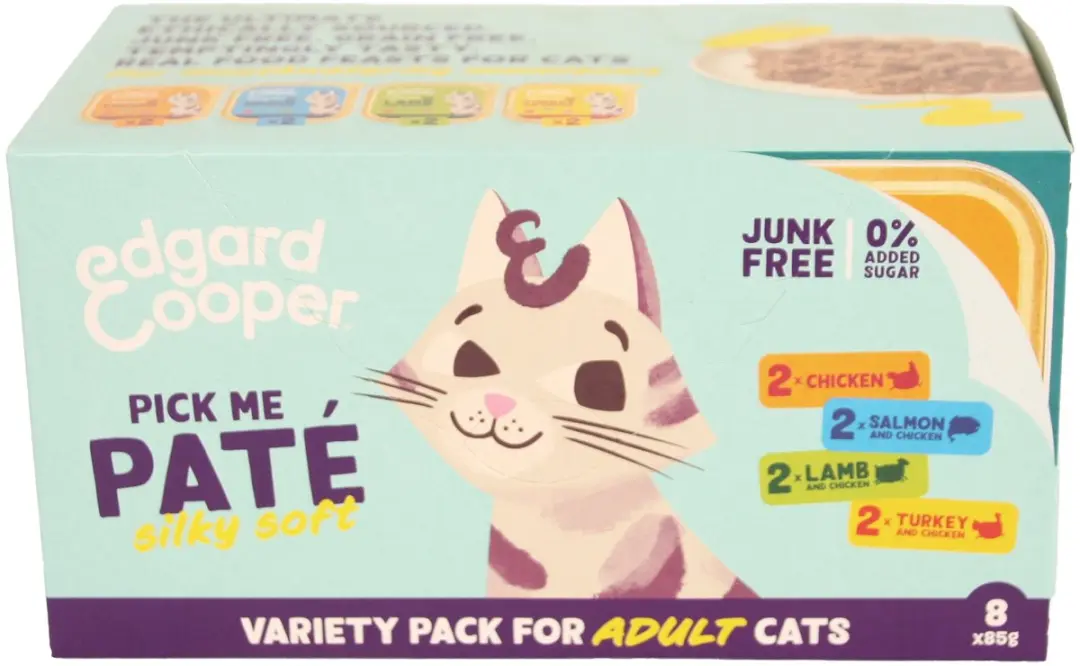 Edgard & Cooper Adult Pate Kattenvoer - 8x85g