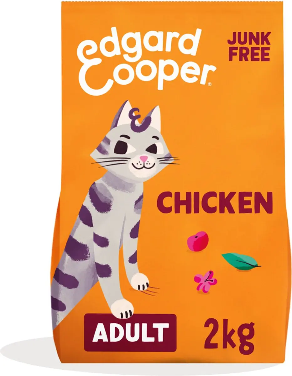 Edgard & Cooper Kattenvoer Adult Kip 2kg - 4 Stuks - afbeelding 6 van 6
