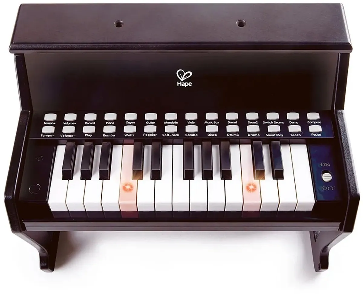 Hape Leuchttasten-Piano - 4x AA - Veelkleurig