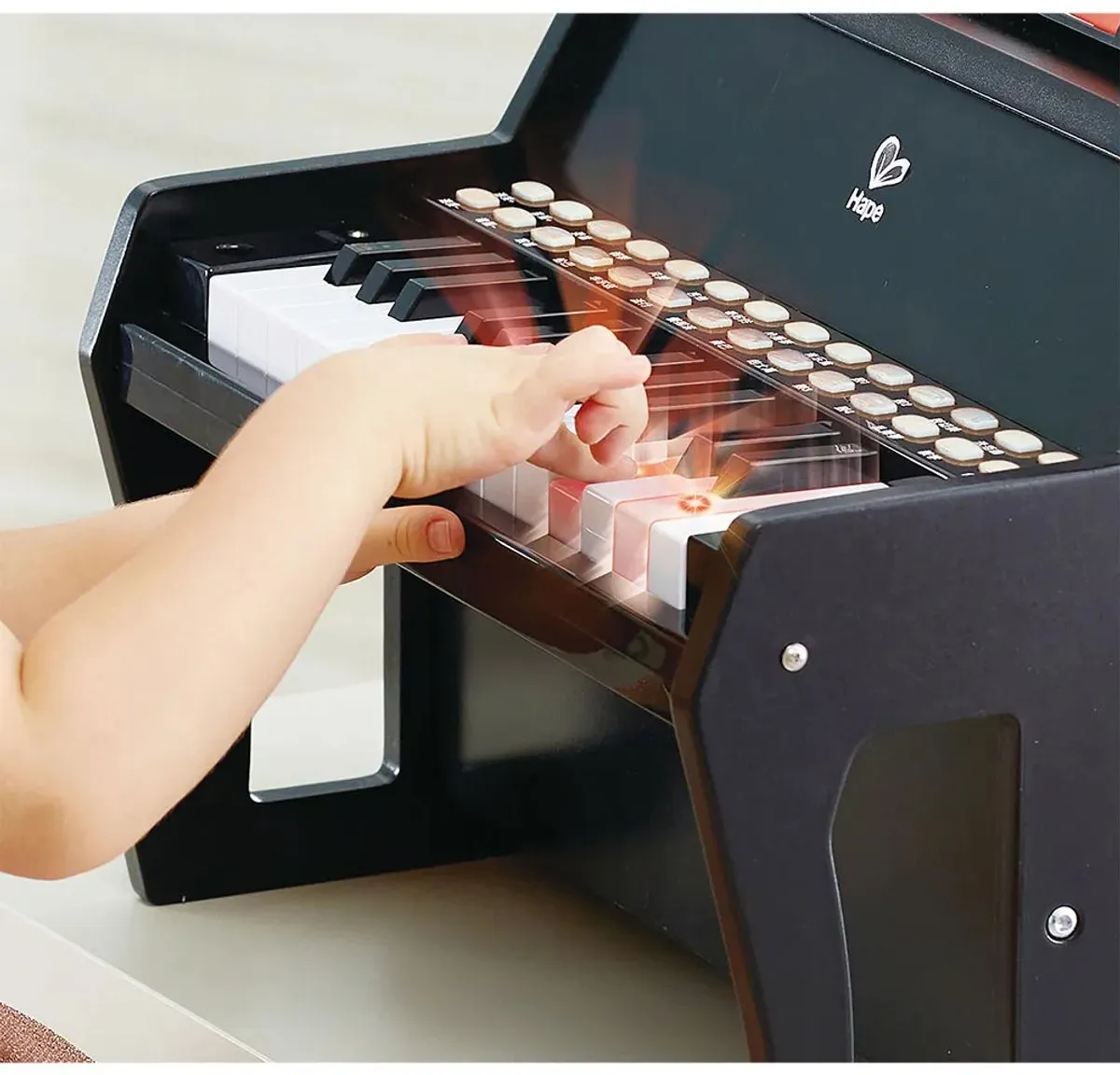 Hape Leuchttasten-Piano - 4x AA - Veelkleurig