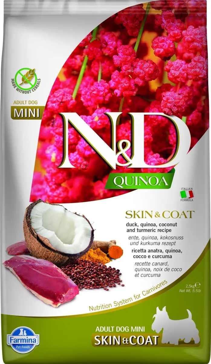 N&D Farmina Quinoa Skin & Coat Duck Adult Mini