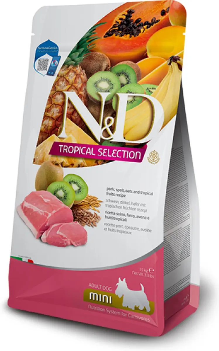N&D Dog Tropical Selection Pork Adult Mini 1,5 kg