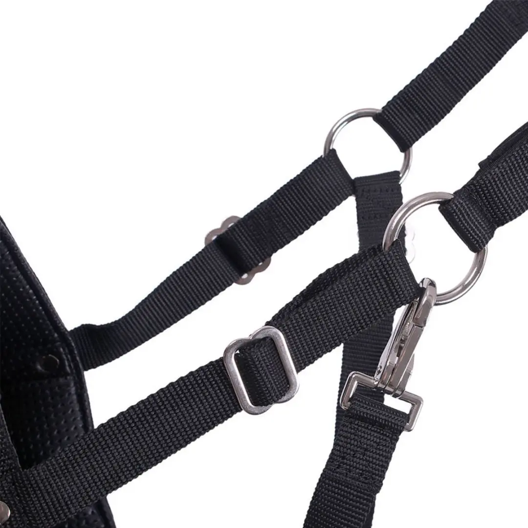 QHP Graasmasker Pony - Zwart