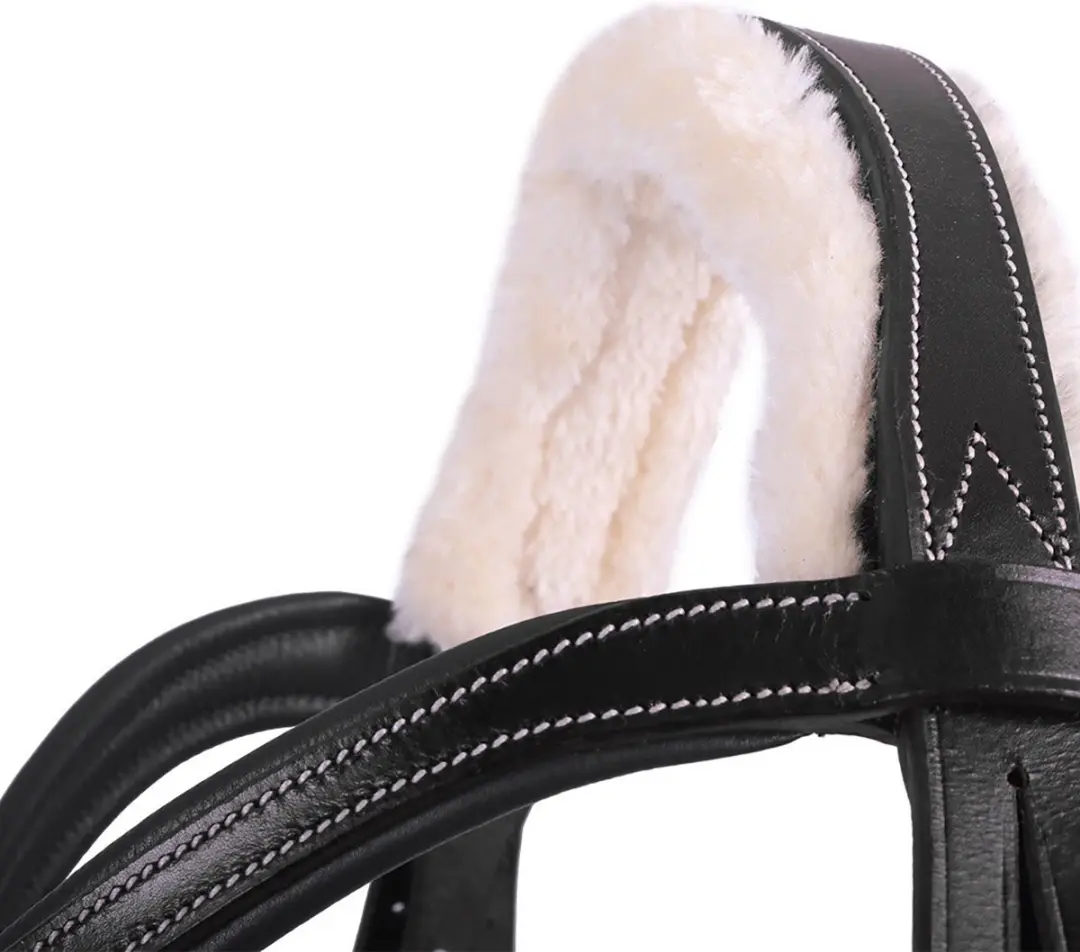QHP Ontario Hoofdstel - Zwart - Pony