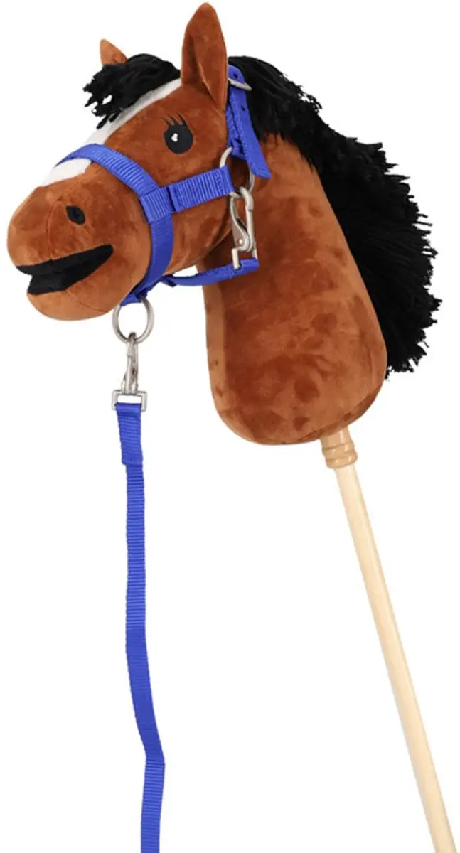 QHP Halsterset Hobby Horse Kobaltblauw