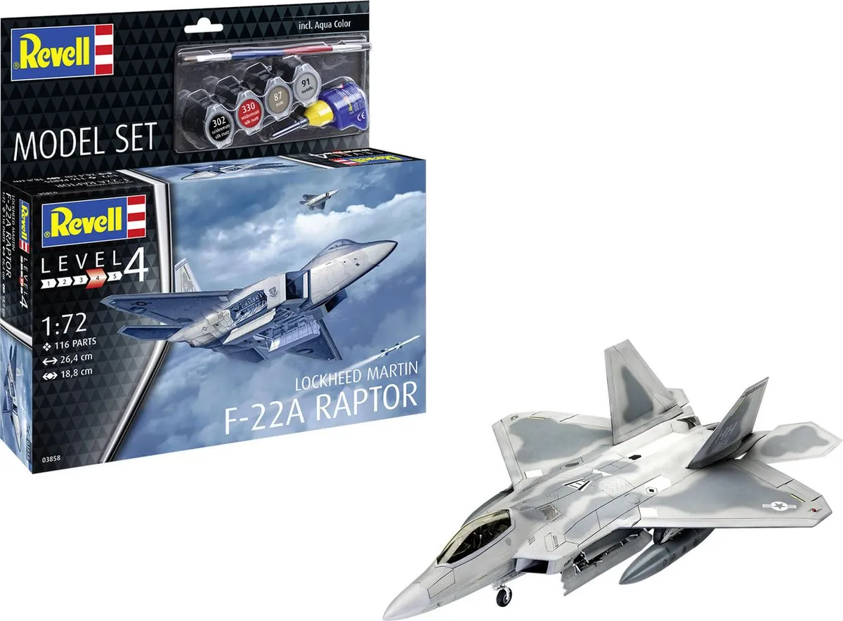 Revell 63858 F-22A Raptor Modelbouwpakket