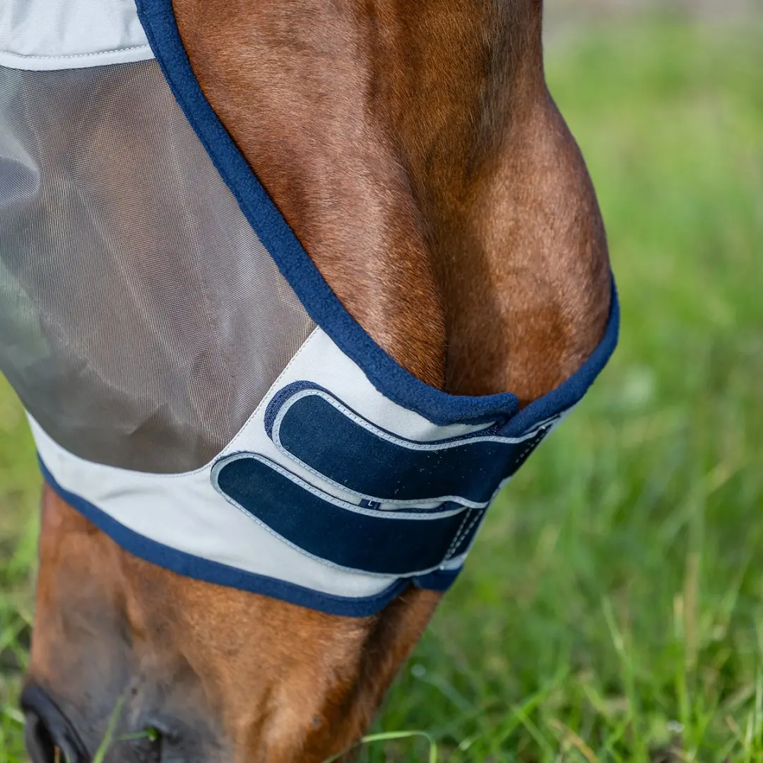 Horsegear Vliegenmasker Zonder Oren En Neusflap - Grijs