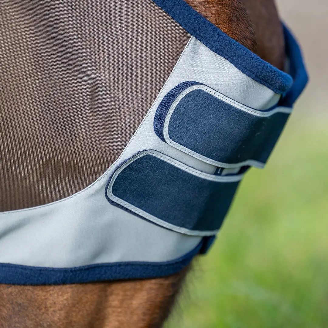 Horsegear Vliegenmasker Zonder Oren En Neusflap - Grijs