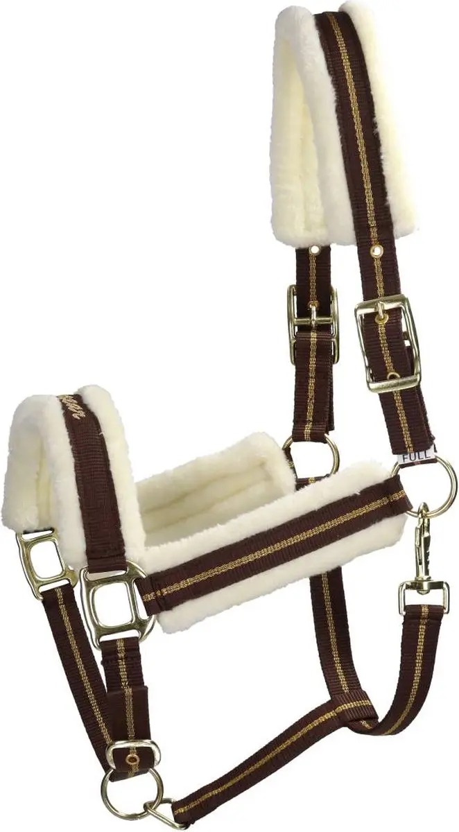 Horsegear Halster Hglyx Donkerbruin - X-Full