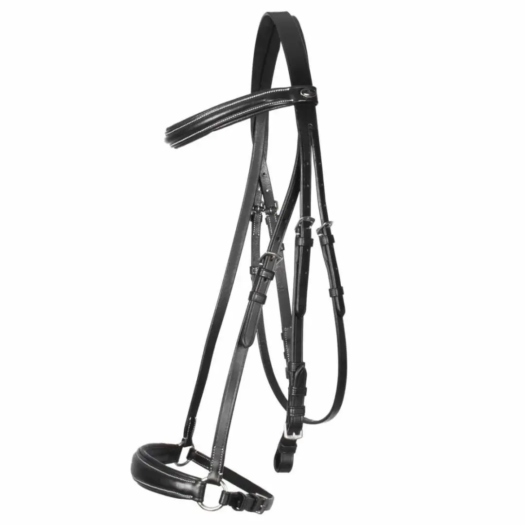 Pagony Basic Laag Hoofdstel Shetl - Donkerbruin Leer