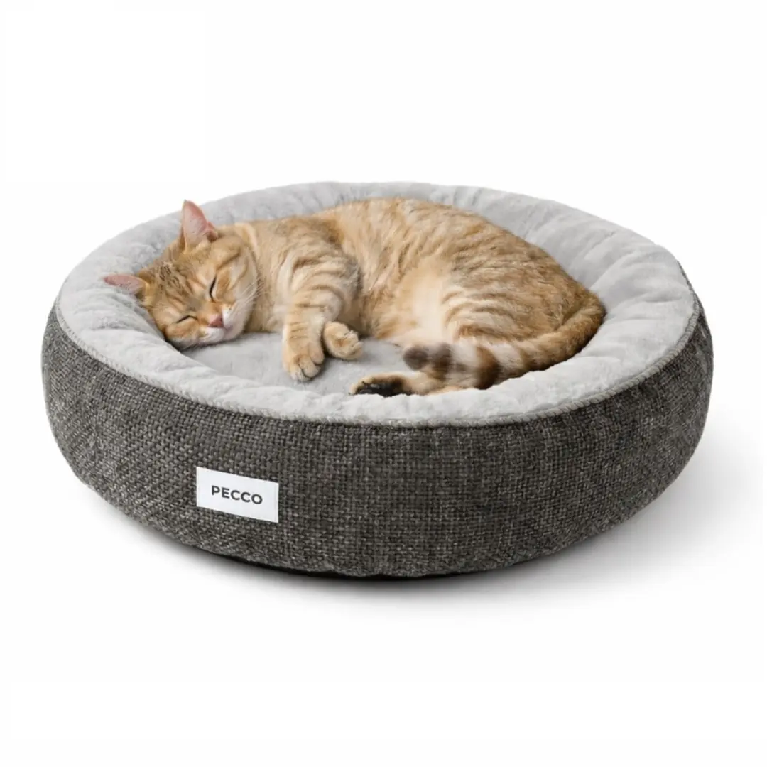 Pecco Luxe Orthopedische Hondenmand 50cm - Grijs