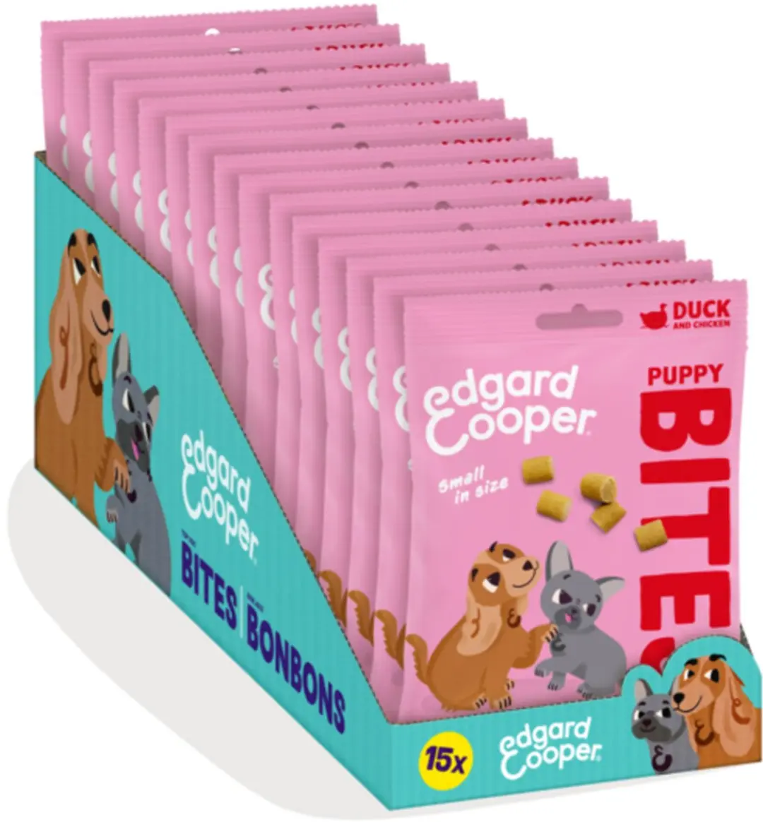 Edgard & Cooper Puppy Hondensnacks Eend 200g - 4x50g