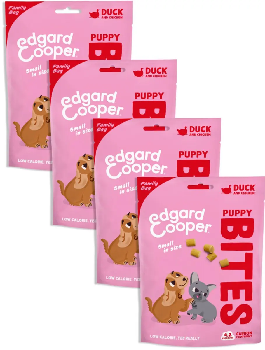 Edgard & Cooper Puppy Hondensnacks Eend 200g
