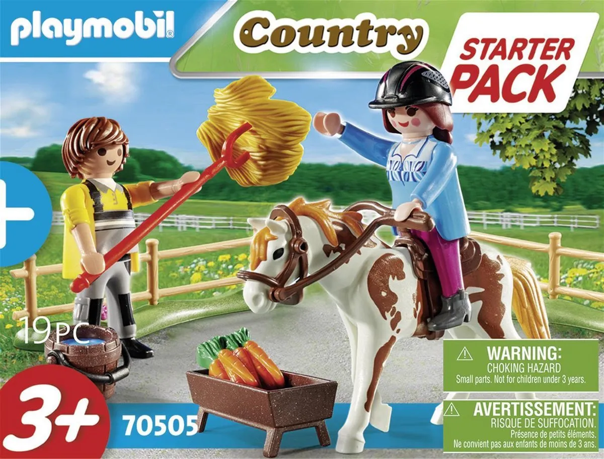 Playmobil Country Starterpack Manege Uitbreidingsset 70505 - Multicolor