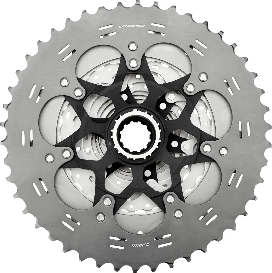 Shimano Deore XT CS-M8000 Cassette 11-Speed 11-46T - Zilver/Chroom - afbeelding 6 van 6