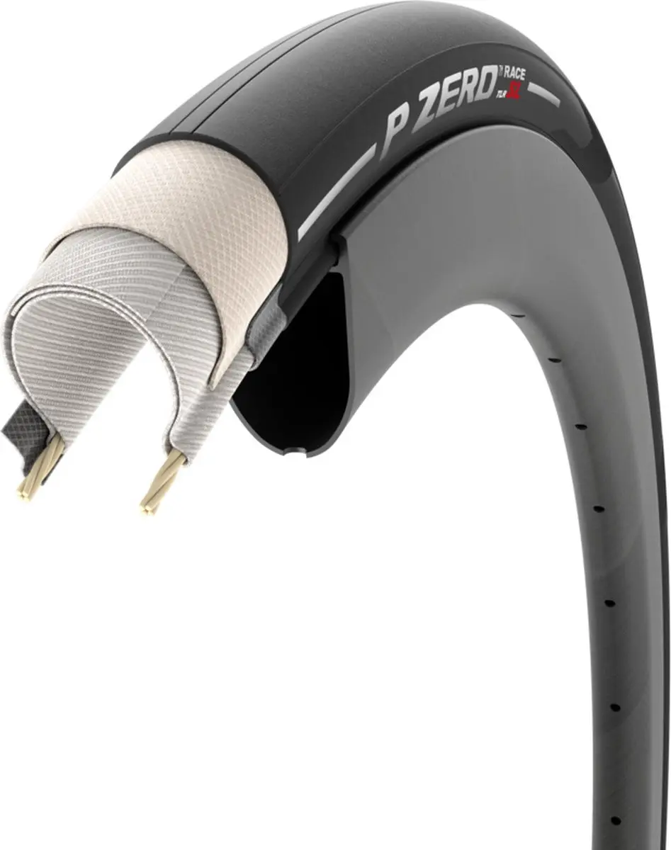 Pirelli P Zero Race TLR Raceband 28mm - Zwart
