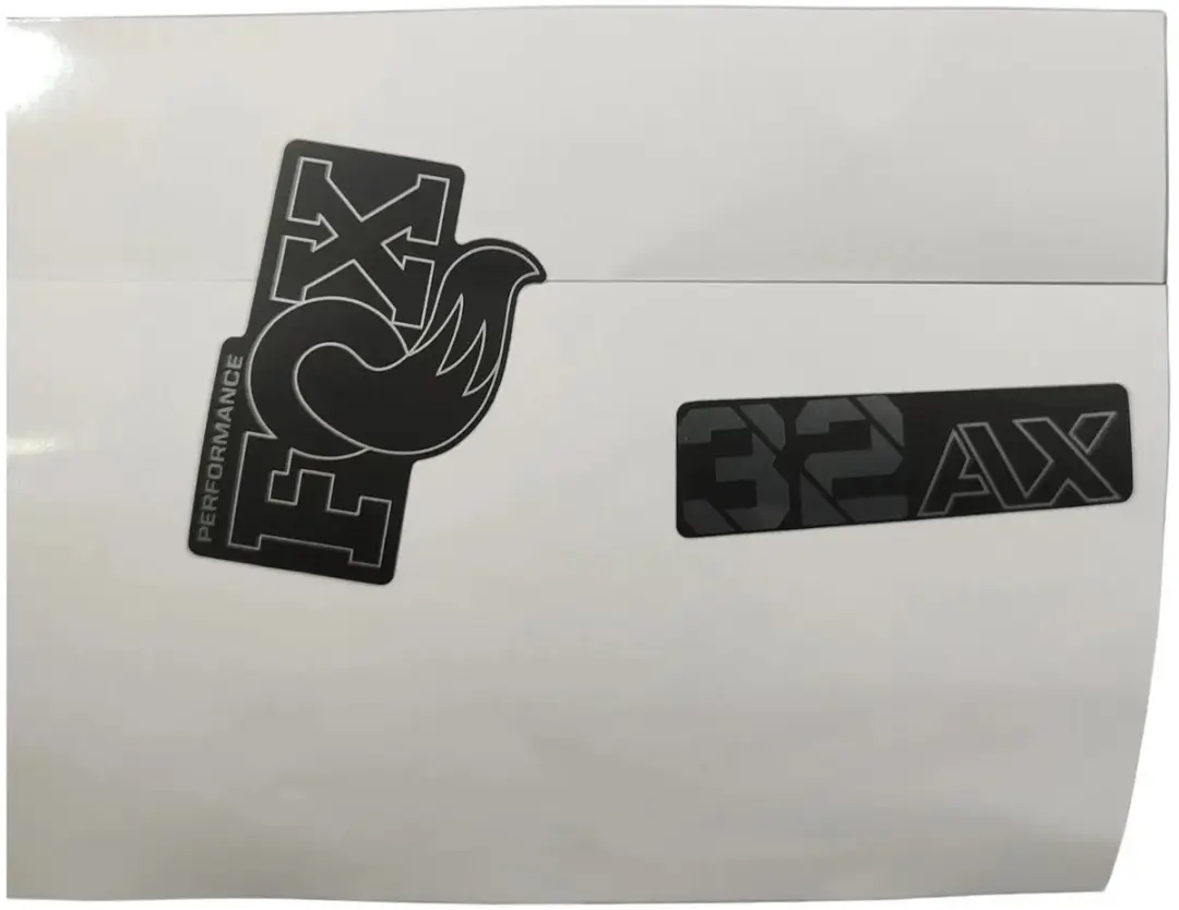 Fox Factory Float AX P-S Stickers - Oranje - afbeelding 2 van 4